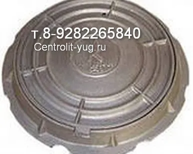фото Люк чугунный канализационный средний ГОСТ 3634-99