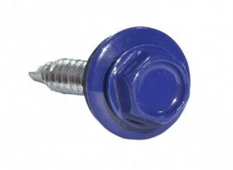 Фото №0 Саморез 4,8х28 HARDWEX RAL 5002 Ультрамарин под насадку для крепления кровельного листа к деревянным конструкциям 00000003128