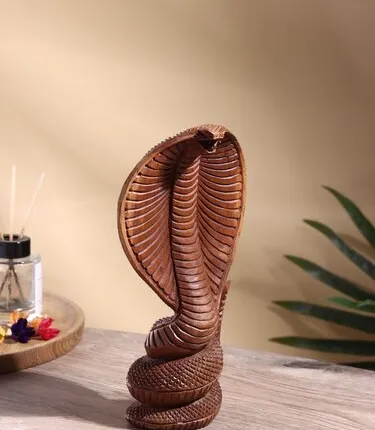 Фото №0 Сувенир "Кобра" дерево суар, 14х8х26 см