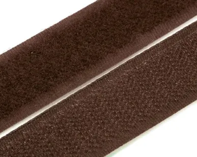 фото Липучка коричневая 25 мм