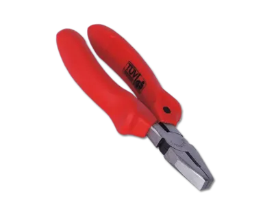 фото Пассатижи 180мм, красная ручка SANTOOL