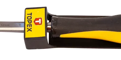 фото Стамеска TOPEX 12 мм, CrV, двухк.рукоятка