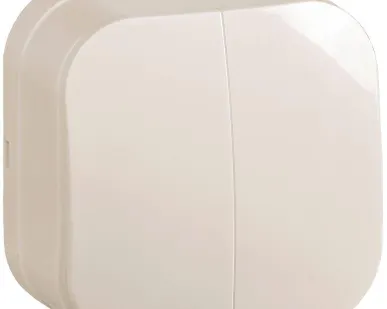 фото Выключатель 2-кл. ОП GLORY 10А ВС20-2-0-ХК крем. IEK EVH20-K33-10