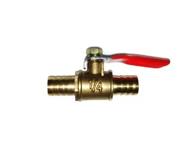 фото Кран-переходник латунный с 10 мм на 10 мм