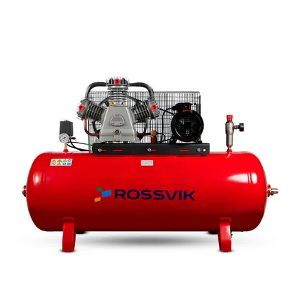 Фото №0 Компрессор ROSSVIK СБ4/Ф-270.LB75, 950 л/мин, 10 бар, ресивер 270 л, 380 В/5,5 кВт, красный