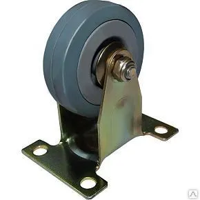 фото Колесо аппаратное не поворотное (серая резина) FCG 50/75/100