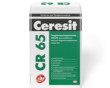 фото Гидроизоляция Церезит CR65 (Ceresit CR65) для устройства жестких покрытий,
