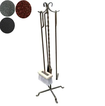 Фото №0 Набор для камина "Лотос"медь