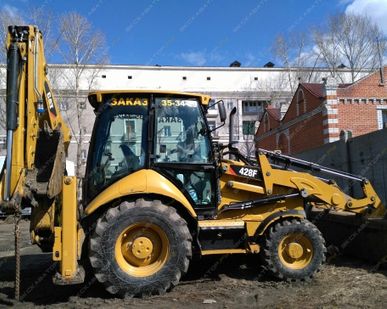 фото Аренда экскаватора-погрузчика Caterpillar 428F, Омск
