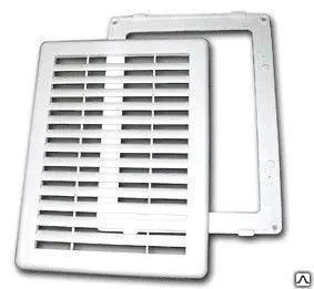 фото Решетка разъемная с москитной сеткой 180х180 А001