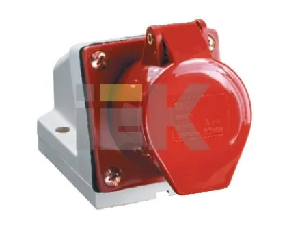 Фото №0 Розетка для монтажа на поверхность 32A, 3P+E, 380V, IP44 ССИ-124 PSR12-032-4 IEK (ИЭК)