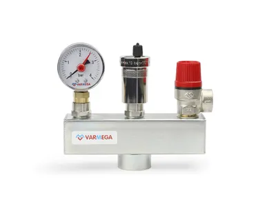 фото Группа безопасности котла Varmega VM16301, 1" ВР сталь, до 50 кВт