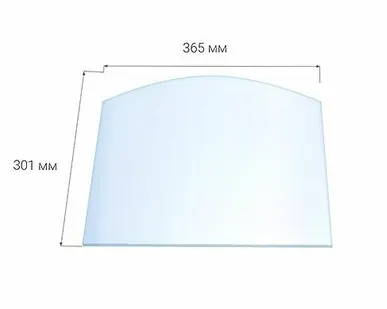 фото Стекло для каминной дверки Везувий 217 Арка