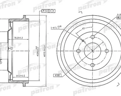 фото PDR1056 Барабан тормозной