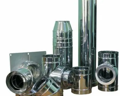 фото Стальные дымоходы