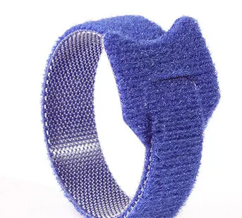 фото Хомуты-липучки 320x14мм (упак: 10 шт / 1 цвет / синий)