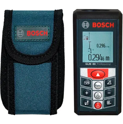 Фото №0 ЛАЗЕРНЫЙ ДАЛЬНОМЕР-УКЛОНОМЕР BOSCH GLM 80