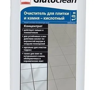 фото GLUTOCLEAN Средство для очистки плитки и натурального камня кислотный