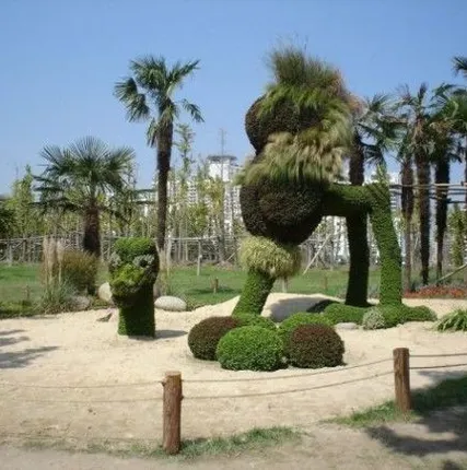 Фото №0 3D Топиарная фигура "Страус"