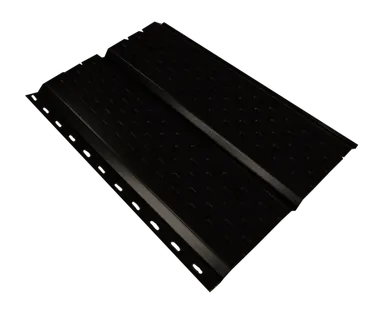 фото Сайдинг Кровля Сервис Брусnika софит Черный реактивный 0,45 мм Полиэстер