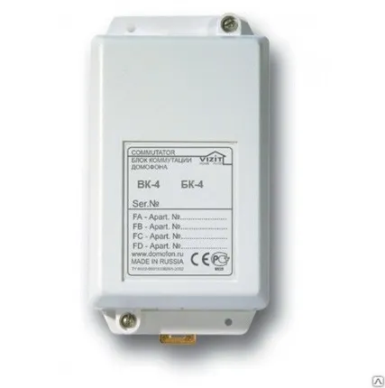 Фото №0 БК-4М этажный коммутатор Vizit