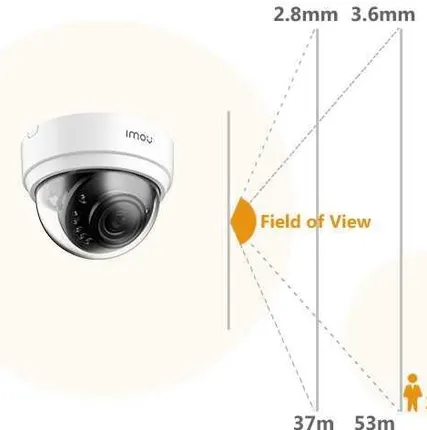 Фото №2 Видеокамера IP Dome Lite 2MP 3.6-3.6мм IPC-D22P-0360B-imou корпус бел. IMOU 1189570