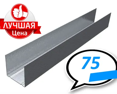 фото Профиль потолочно-направляющий ППН 28х27х3м