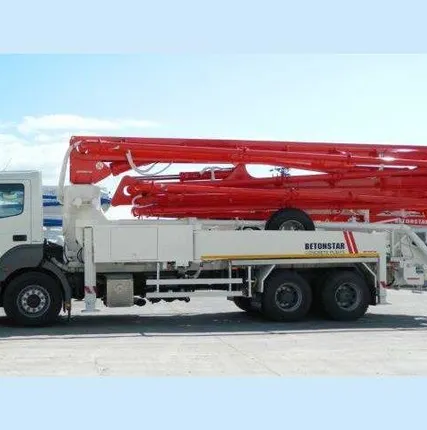 Фото №0 Аренда автобетононасоса, стрела 37 метров