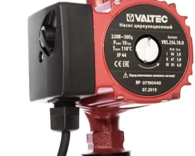 фото Насос циркуляционный Valtec 25/6-180 с гайками 8 шт