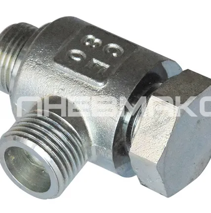 Фото №0 101309.1 - Фитинг угловой поворотный типа Banjo, G1/2"-18L (М26х1,5), 315 бар
