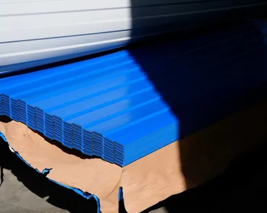 фото Профлист С-8 / синий / 0.45 мм - RAL 5005 / Сигнальный синий - Глянцевая - с ЛКП - Первый - С-8 - Индивидуальные - Опт (от 100 листов / от 200 м.пог.)