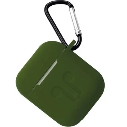 Фото №0 Силиконовый чехол Gurdini для AirPods 2 Green