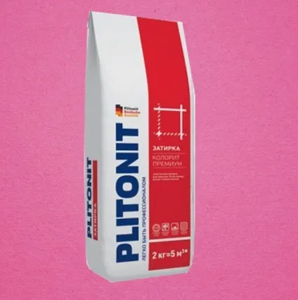 Фото №0 Эластичная затирка для швов до 15 мм Розового цвета, усиленная армирующими