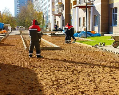 фото Благоустройство территории недорого качественно точно в срок