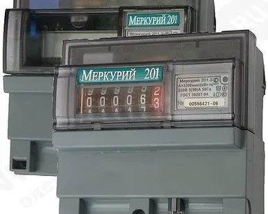 фото Счетчик электроэнергии Меркурий 201 механический