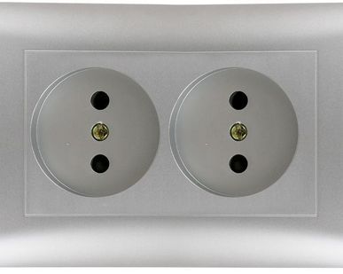 фото Розетка двухместная Volsten Solar с/з 16А 220В