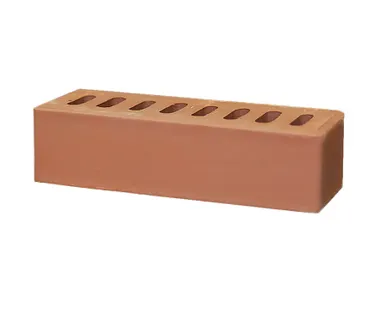 фото Кирпич лицевой керамический «Красный» пустотелый Евро 0.7 НФ