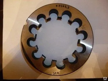 фото Плашка метрическая М75х1,5