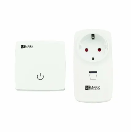 Фото №0 Беспроводной выключатель Lemark с дистанционным управлением для измельчителей DON, DON SLIM цвет: Белый