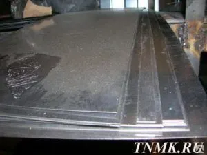 фото Лист вольфрамовый 5 мм ВИ