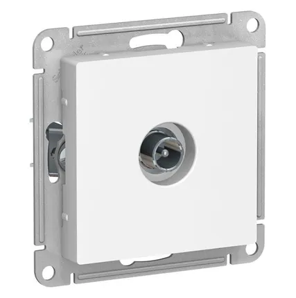 Фото №0 Механизм розетки TV оконечной AtlasDesign 1DB бел. SchE ATN000191