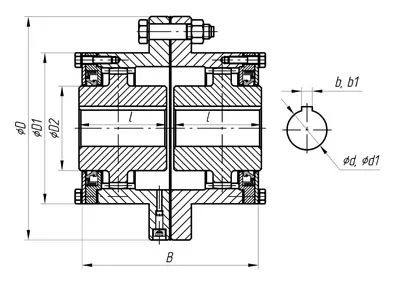 Фото №1 Муфта зубчатая МЗ-3
