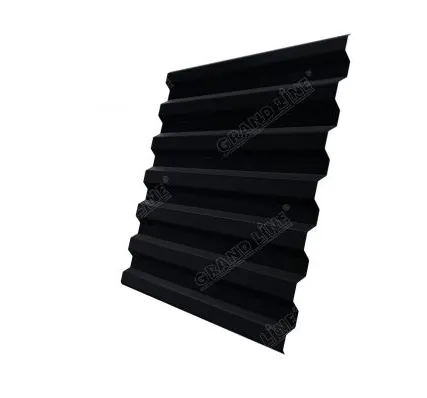 Фото №0 Профнастил С21R Grand Line 0,5 Rooftop Matte RAL 9005 черный