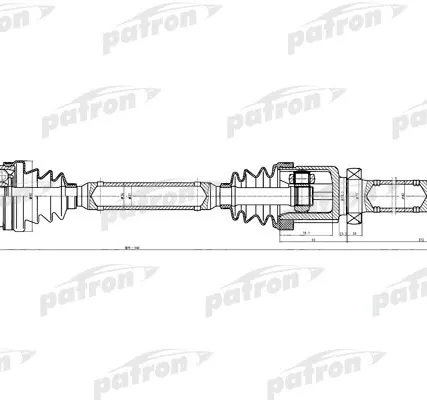 Фото №0 PDS0381 Полуось
