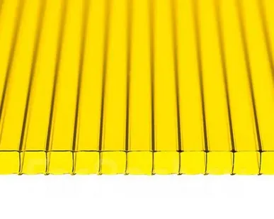фото Поликарбонат 2100х12000х10мм (желтый) Соталайт 1,11кг/м2