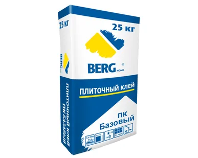 фото Клей плиточный ПК-БАЗОВЫЙ BERGhome 25кг