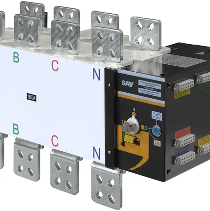 Фото №0 Реверсивный рубильник АВР (устройство автоматического ввода резерва) SHIQ5-1600 4P