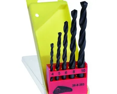 фото Набор сверл по металлу, 4-5-6-8-10 мм, 5 предметов, HSS РемоКолор 36-8-303