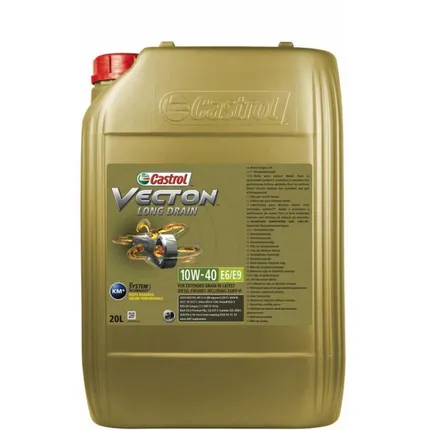 Фото №0 Масло моторное Castrol Vecton Long Drain 10w40 E6/E9 (20л.) 15B9D0