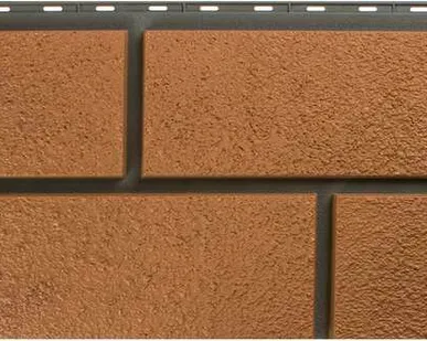 фото Фасадная панель Камень Неаполитанский (персиковый)